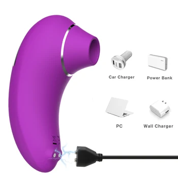 9 Speed Kraftfuldt Clit Sucker Vibrator Tungen Vibrerende Brystvorte Suger Blowjobs Klitoris Stimulator Sex Legetøj til Kvinder Masturbator