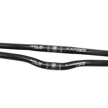 RXL SL Cykelstyr mountainbikes styr Carbon MTB Fladskærms Riser 25.1-26,5 mm 3K Blank 25.4 Cykel, Styr