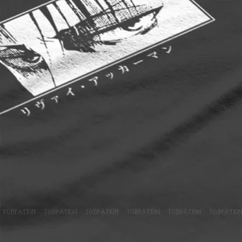 Levi Stirre SnK Grafisk TShirt Angreb På Titan Eren Mikasa Animationsfilm Streetwear Behagelig T-Shirt Mænd Kort Ærme Gave Tøj