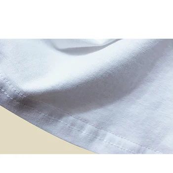 Gkfnmt Bomuld Kvindelige T-shirt, Toppe Vintage Hvid T-shirt Kvinder kortærmet Tshirt Broderi Tee Shirt Femme Sommeren Afslappet 2021