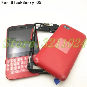 Fuld Bolig Nyt For BlackBerry Q5 Nye LCD-Skærm Touch screen Digitizer+Bezel Ramme+Tastatur+Batteri Døren Dække
