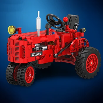 Hipac 302PCs byggesten City Classic Gamle Traktor, Bil Technic DIY Walking Traktor Lastbil Mursten Pædagogisk Legetøj for Børn