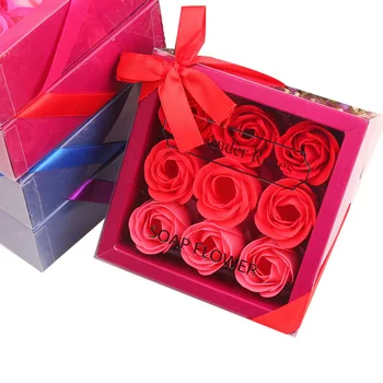 Valentins Dag Gaver til kæresten 9 Sæbe Rose Blomster Max Kreative Fødselsdag Gave Bryllup Indretning Værelse Dekoration Hjem Decors