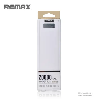 Remax 30000mah Powerbank Dual USB LED 18650 Bærbare 20000mah Power Bank Ekstern Batteri Oplader til Iphone 7 Xiaomi Poverbank