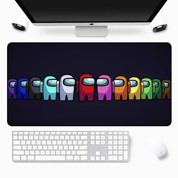 XGZ Blandt Os Gamer Mouse Pad XXL Tegneserie-Afspiller musemåtte Bærbar computer Kontor Tastatur Pad Vandtæt musemåtte Desktop-Pad Bruser Mat