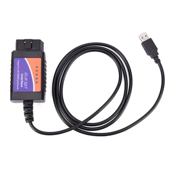 Høj Kvalitet ELM327 USB-Sort OBD2 Kabel Bil Diagnostik Scanner for Windows-PC