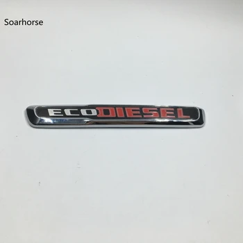 Soarhorse For-2017 Jeep Grand Cherokee Øko Diesel 3D Chrome Navneskilt Emblem Ecodiesel Logo Klistermærker