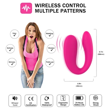 U-form Æg Trusser Bærbare Sex maskine erotisk legetøj Klitoris G-punkt anal Vibe Vibrator Dildo til kvinde Mænd vibromasseur masturbator
