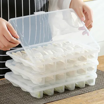 Dybfrosne bolle max køleskab mad beholder opbevaringsboks hjem køkken klar med låg, plast bolle skuffe mx11021122
