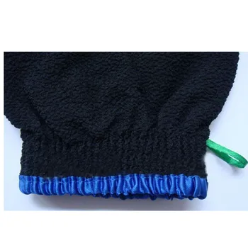 40pcs/masse sort tyrkisk bad krat mitt,magic peeling handske,eksfolierende badekar handske marokko krat (sværere stikkende fornemmelse)