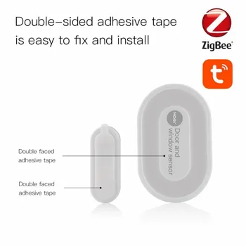 Tuya ZigBee Smart Vindue, Dør, Port Sensor Detector Smart Liv Tuya App Smart Hjem Sikkerhed Alarm System Vinduet Sensor Smart Home