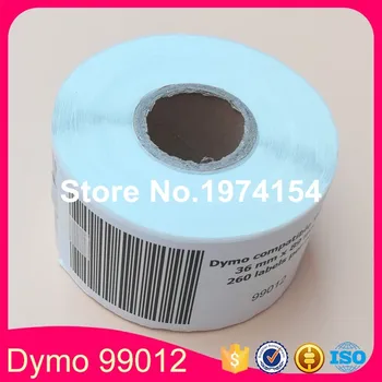 6 Ruller Dymo Generiske 99012 Kompatible Adresse Label S0722400 36*89mm For LW450 Turbo