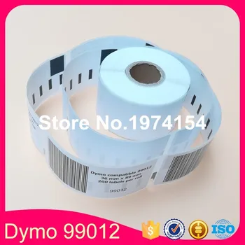 6 Ruller Dymo Generiske 99012 Kompatible Adresse Label S0722400 36*89mm For LW450 Turbo