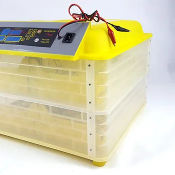 Nye Ankomst 96 Æg Inkubator Dobbelt Lag Fuld Automatisk Ruge-Maskine til Chicken And Smart Control 220V+12V LCD-Skærm