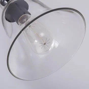 Europæiske indgået personlighed Loft hånd blæst glas vedhæng lys Vintage Style Glas bell pendel