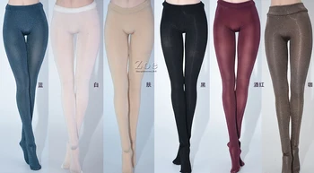 PÅ LAGER 1/6 scale Is silke mælk silke ben, sokker, tights Ikke farves passer til 12 tommer kvindelige figur krop