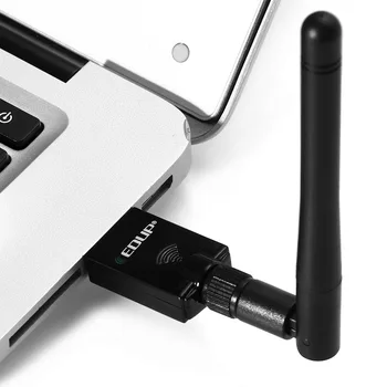 EDUP EP-DB1607 Trådløst USB-Netværkskort 600Mbps Dual-band-2.4 GHz 5,8 GHz med 2dBi Antenne