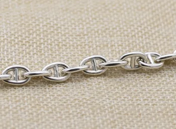S925 sterling sølv armbånd personlighed mode klassiske punk unge smykker ring form til at sende gaver til kærester 2018 hot