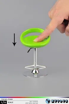 1/6 skala Justerbare Bar Stol Swivel chair Model for 12v action figur legetøj