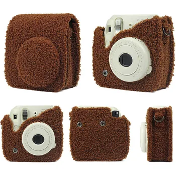 Fujifilm Instax Mini 9 Mini-8 Kamera, Hvis Instant Film Kamera Tilbehør Plys Dække Skulder Strop, Taske Protector Case Etui
