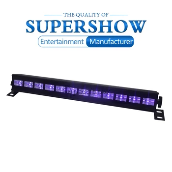 God Kvalitet, Professionel UV-Lys, LED Sort Lys Bar med 12*3W Disco Violet lys til Natklub Party Show