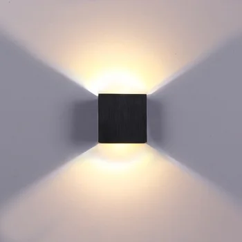 Cube væglampe COB LED Indendørs Belysning Badekar Væg Lampe til det Moderne Hjem Belysning Dekoration Sconce Aluminium Til Foran Spejlet Gangen