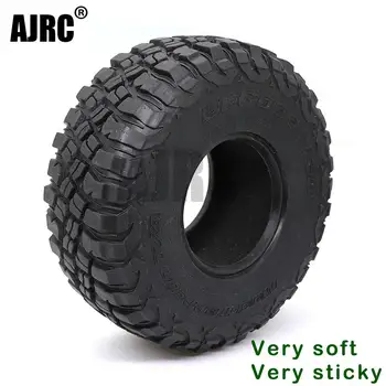AJRC 2,2-tommer 120mm gummi dæk for 1/10 rock styr Redcat SCX10 II aksial 90046 90047 trx-4 RC4WD d90 d110 TF2 RC bil
