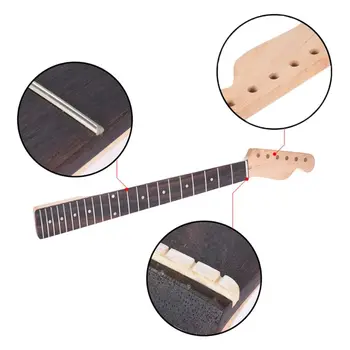22 Ærgre Guitar Hals af Ahorn Træ Fingerboard Sektor og Bindende Indlæg til Lp Elektriske Guitarer Udskiftning