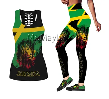 Jamaica Løvernes Hule Tanktop for kvinder 2020 Sommeren Sexet Ærmeløs Vest Pige Bob Marley Tank top ropa mujer Overdimensionerede EU-størrelse