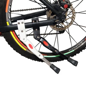 34.5-40cm Justerbar MTB Road Cykel Støtteben Parkering Rack Cykling Dele Mountainbike-Støtte Side Kick Stå Fod Bandage