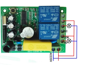 AC 220 V 8 2 CH RF-Trådløs Fjernbetjening switch Modtager DIY del 433mhz eller 315mhz