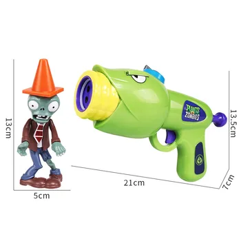PVZ Planter Vs Zombies Peashooter Pvc-Action Figur Model Toy Gaver Legetøj til Børn i Høj Kvalitet Brinquedos Legetøj Dukke
