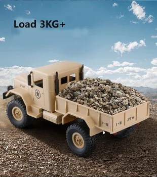 Nye 4WD RC Militær Lastbil 2,4 G WPLB-14 Off-Road Køretøj Fjernbetjening Simulering Af Militære Køretøjer Klatring bil-Legetøj til Børn