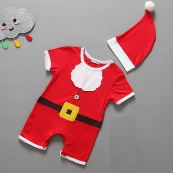 2020 Baby Jul tøj sæt, Drenge Shortall+Hat bebe tøj, der passer i et stykke tøj