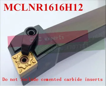 MCLNR1616H12 CNC Drejebænk værktøjsmaskiner, Drejebænk Skærende Værktøjer 95 grader Eksterne Drejning Af Indehaveren 16*16*100MM