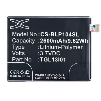 ALLCCX batteri TLG13I01/Darkside for BLU/Doro BLU P104 Liv Udsigt Doro Darkside god kvalitet