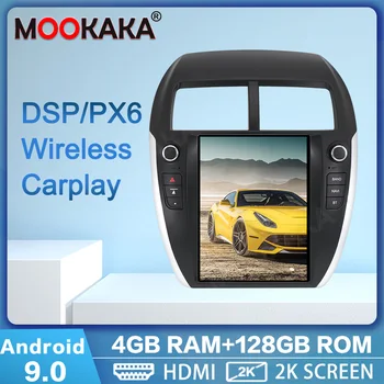 PX6 Tesla Stil Android 9.0 128G Bil GPS Navigation til Mitsubishi ASX 2010-Mms-DVD-Afspiller, Auto Stereo Head Unit DSP