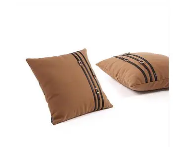 Solid grå/brun ryg pude dække for kaste pude tilfælde, sofa, lænde-pude dække