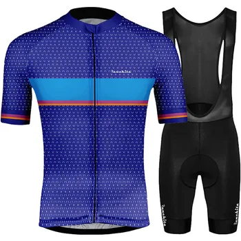 RUNCHITA 2019 new høj kvalitet Stramme åndbar kortærmet cykling tøj kits MTB match Pro cycling jersey sæt Lille mærke