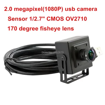 170 graders fisheye-linse vidvinkel hd mini usb endoskop kamera, 1080p ELP-USBFHD01M-BL170