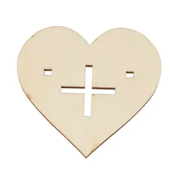 Hr. & Fru / Jeg Elsker Dig, Træ-Chokolade Hjerte Bryllup Centrale Display Stand Holder Til Bryllup Dekoration