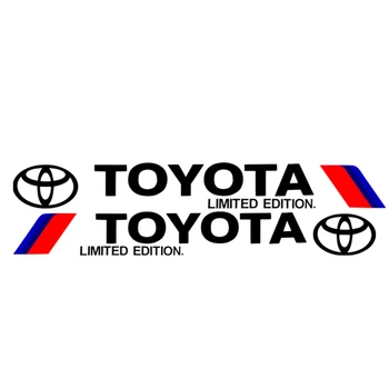 2stk Bil Krop Mærkat Bil Badge Emblem Bil Logo Dekoration Decal For Toyota Corolla Yaris Rav4 Avensis Auris Camry C-hr-86 Prius