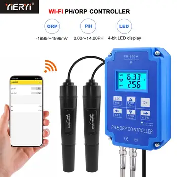 Yieryi Digital Akvarium Wif pH Tester ORP Redox Meter, wifi Relæ pH Orp Skærmen for Vand-Kvalitet
