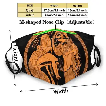 Athena Og Jason Og Det Gyldne Skind Tilpassede Design For Voksne Børn Anti Dust Filter Diy Søde Print Vaskbar Maske