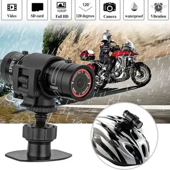 Mini F9 HD 1080P Cykel Motorcykel Hjelm Sport Kamera, Video-Optager DV-Camcorder