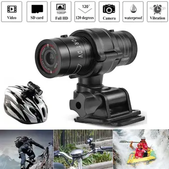 Mini F9 HD 1080P Cykel Motorcykel Hjelm Sport Kamera, Video-Optager DV-Camcorder