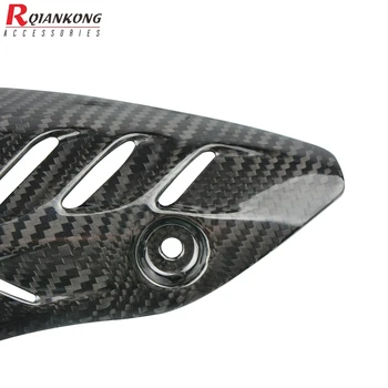 Motorcykel Carbon Fiber Lyddæmper Pipe Udstødning Heat Shield Cover Vagt Lyddæmper Dækker Protektor For Ducati Monster 821 1200