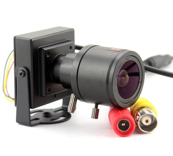 Metal Mini Zoom, HD-Kamera 1200TVL Zoom 2,8 mm-12 mm Manuel fokusering Djustable Objektiv sikkerhed overvågning vidicon SUPER lille Micro