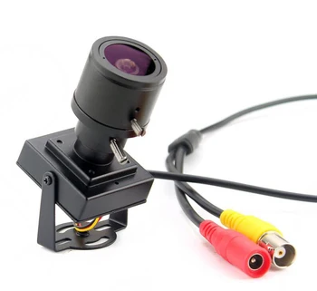 Metal Mini Zoom, HD-Kamera 1200TVL Zoom 2,8 mm-12 mm Manuel fokusering Djustable Objektiv sikkerhed overvågning vidicon SUPER lille Micro