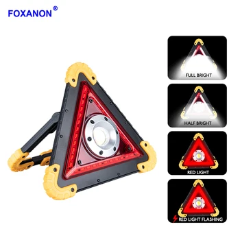 Foxanon 2500 4000 Lumen LED-arbejdslys 30W-50W COB LED Lommelygte Emergency Light Car, Inspektion, Reparation Håndholdte arbejdslampe